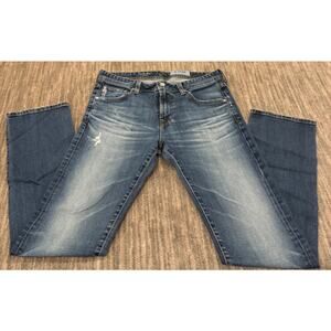Ag Adriano Goldschmied Matchbox Slim Straight Denim In 10 Years Atlas 32